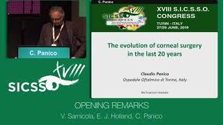 SICSSO 2019 - ENG - V. Sarnicola (Grosseto), E. J. Holland (USA), C. Panico (Turin) - Opening Remark